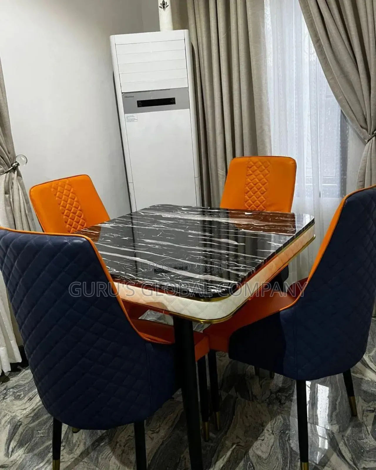 4 Seaters Luxurious Marble Top Dining