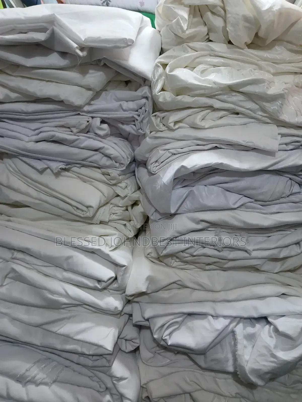 White Bedsheet Fabric