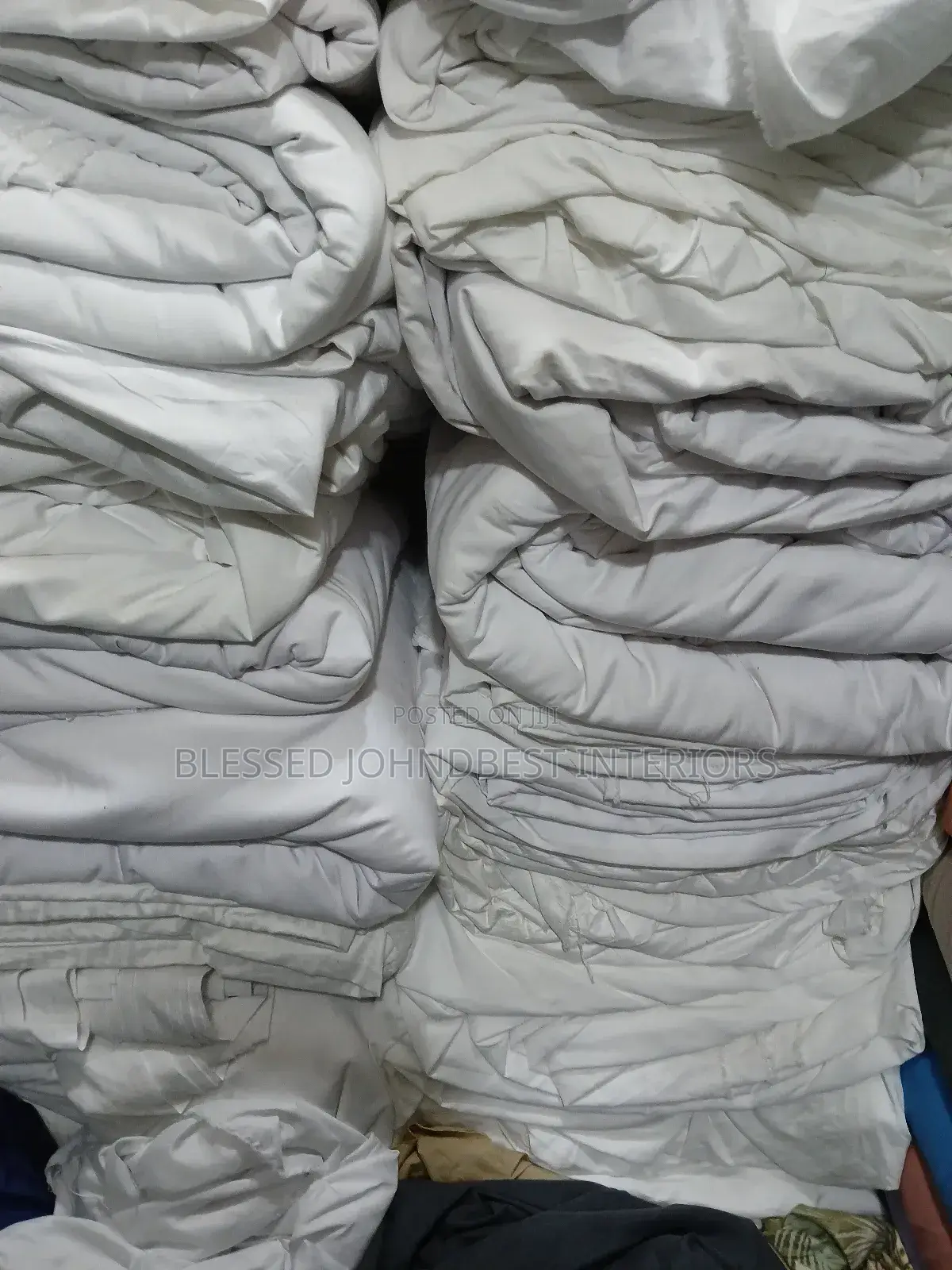 White Bedsheet Fabric