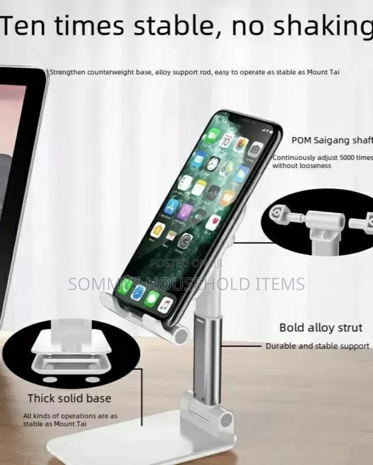 Foldable Adjustable Phone Holder