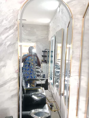 Flush Mirror With LED Lights