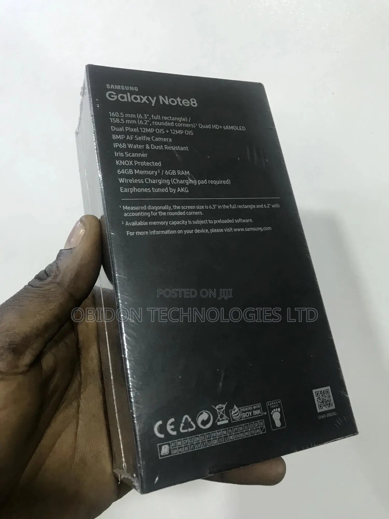 New Samsung Galaxy Note 8 64 GB Black