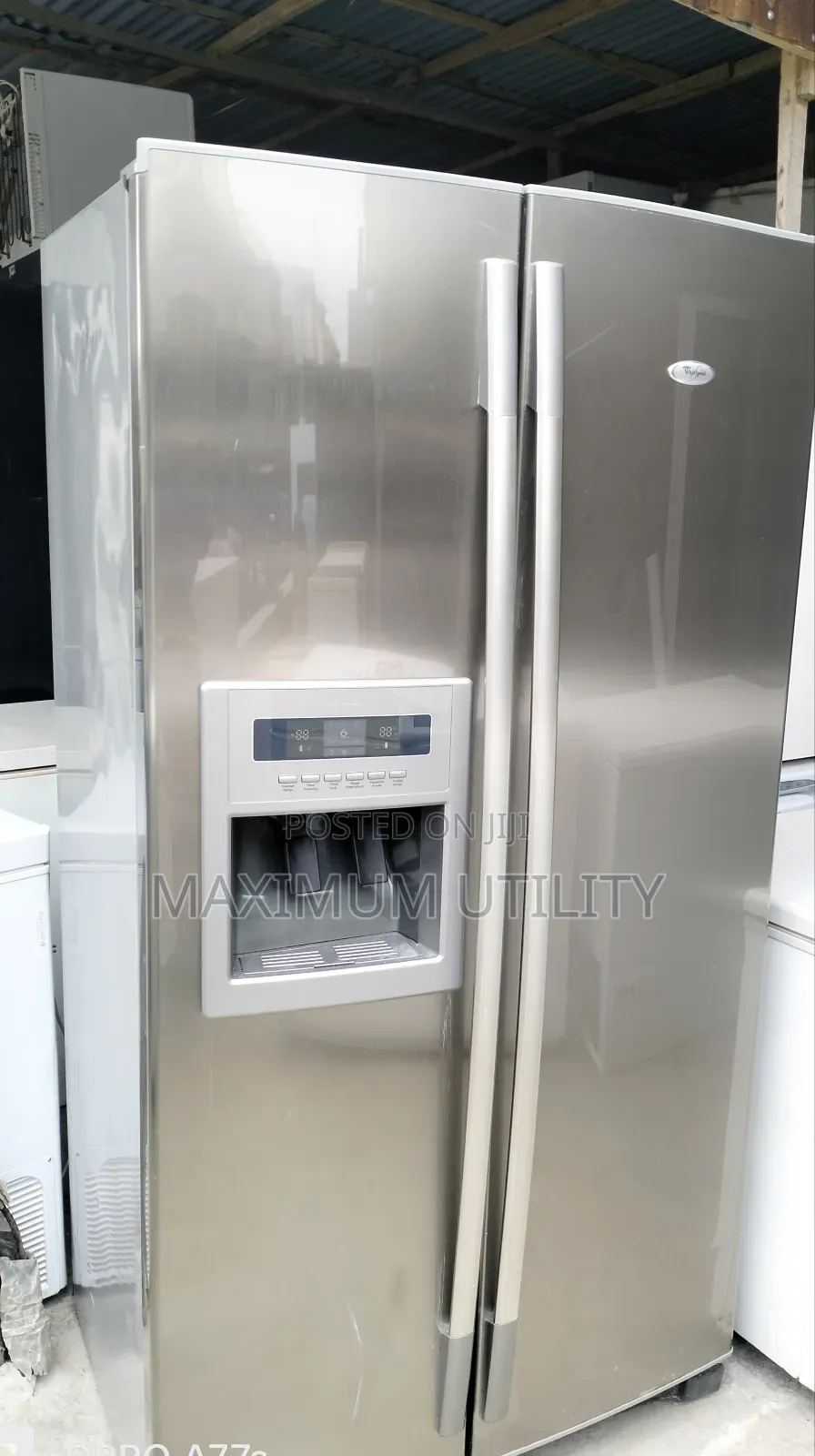 Whirlpool Side by Side Fridge Wit Dispenser N Icecube Maker