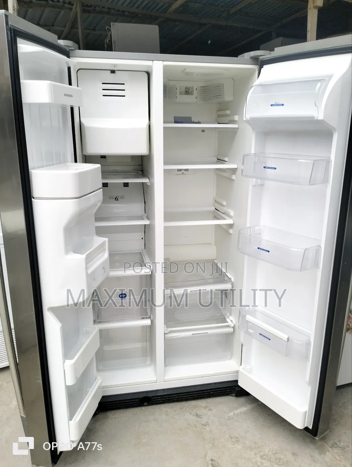 Whirlpool Side by Side Fridge Wit Dispenser N Icecube Maker