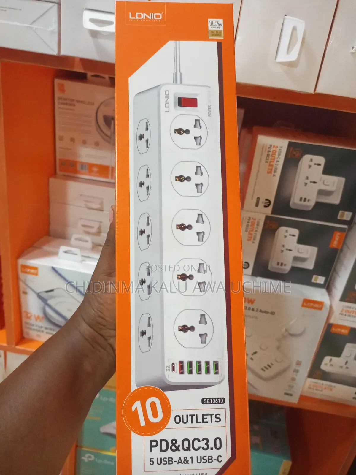 Sc10610 2500W 10 Socket Extension