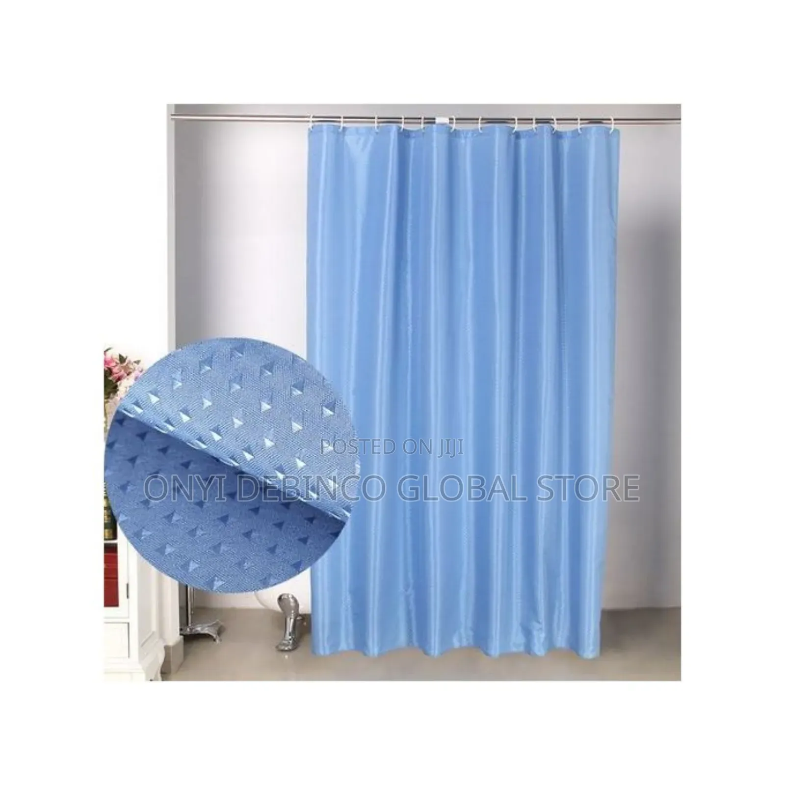 Antifungal Cotton Shower Curtain