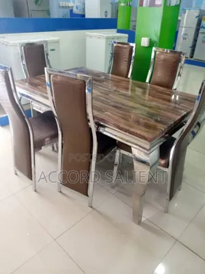 6 Seater Marble Dining Set