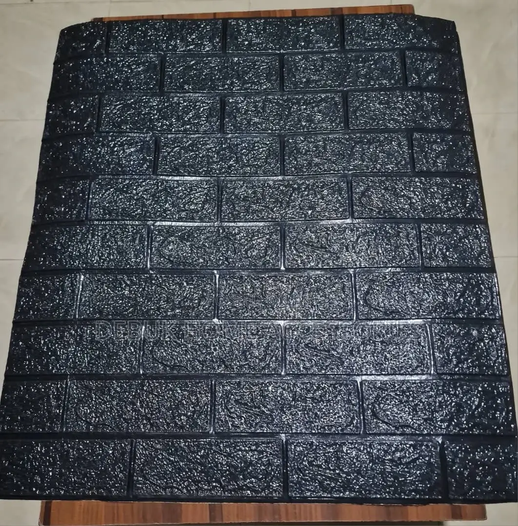 Black Brick Wall Sticker