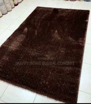 4/6 Plain Brown Centre Rug
