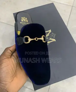 Italian Miral Velvet Half Shoe