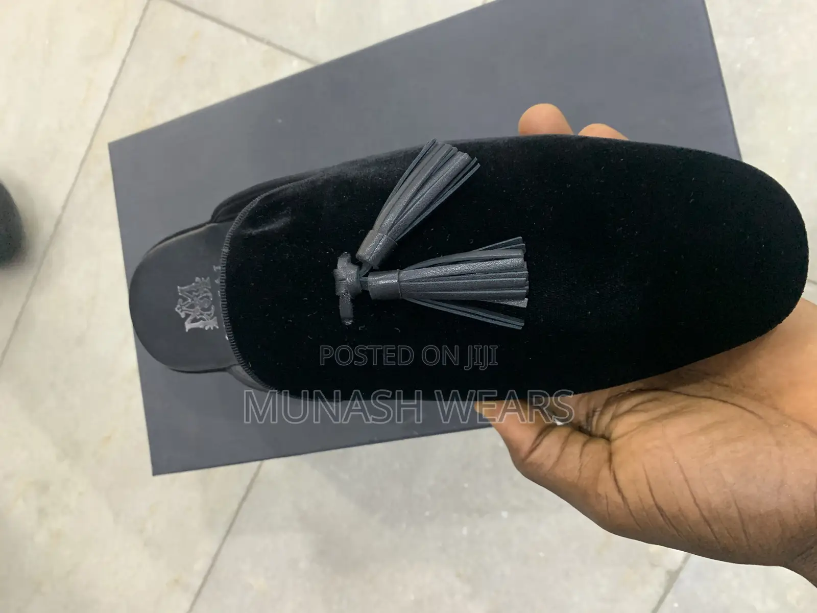 Italian Miral Velvet Half Shoe