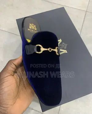 Italian Miral Velvet Half Shoe