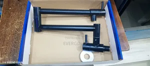 Wall Mounted Kitchen Tap Black