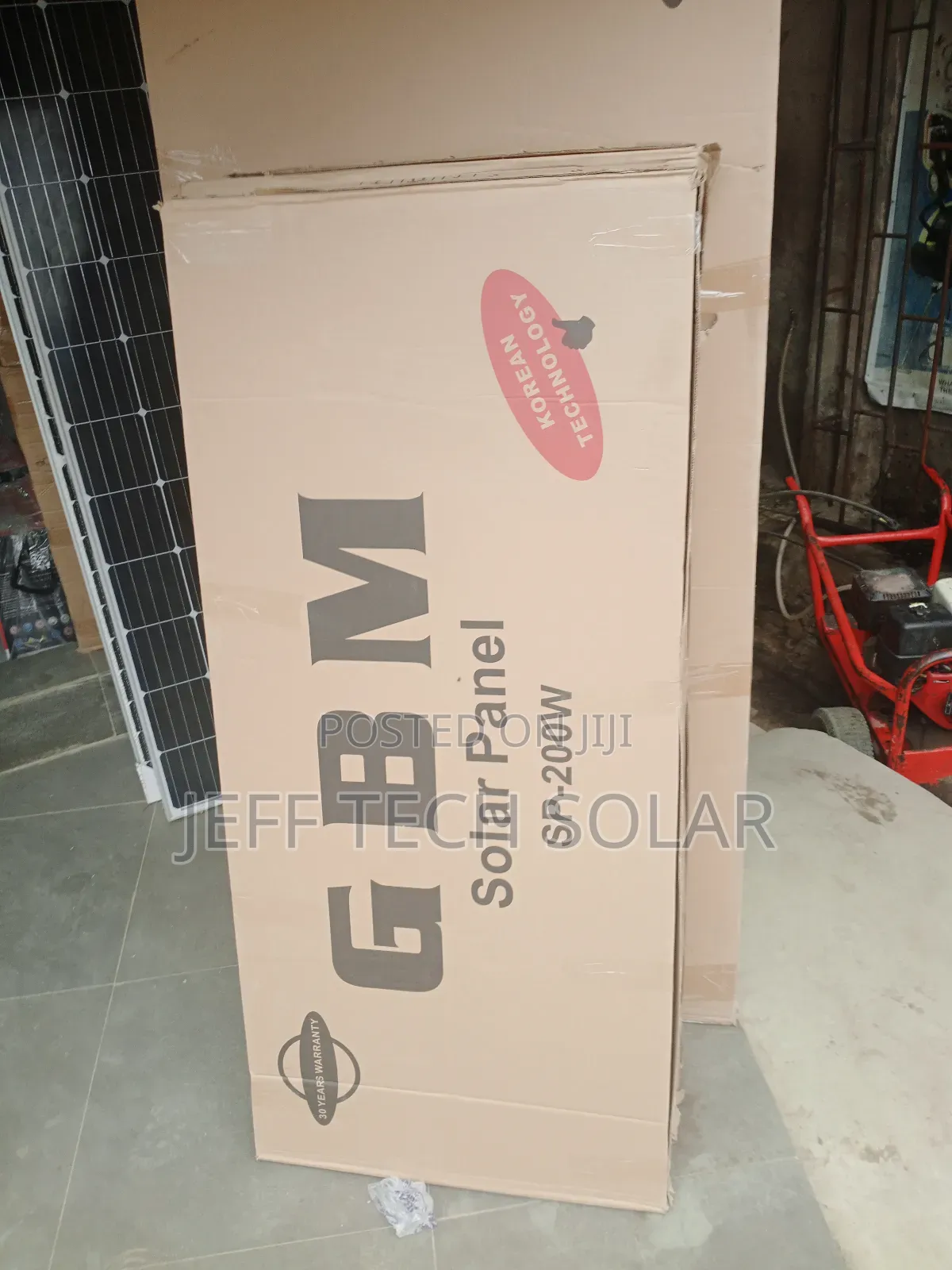 Original 200w GBM Solar Panel Mono