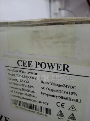 2.5 Kva Cee Power Solar Inverter 24v