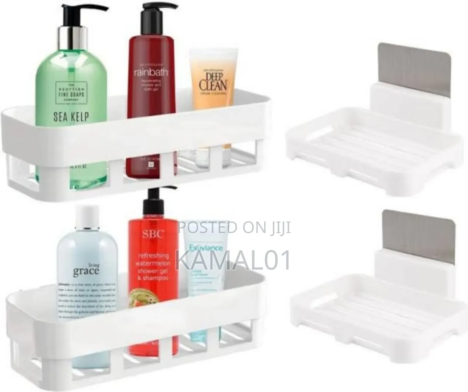 1pcs Plastic Bathroom Shelf
