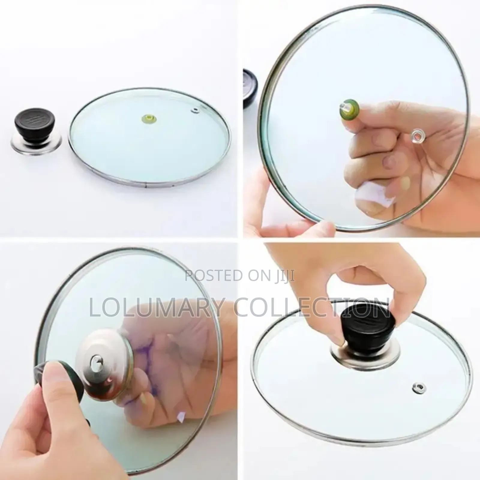 3pcs Replaceable Pot Cover Knob