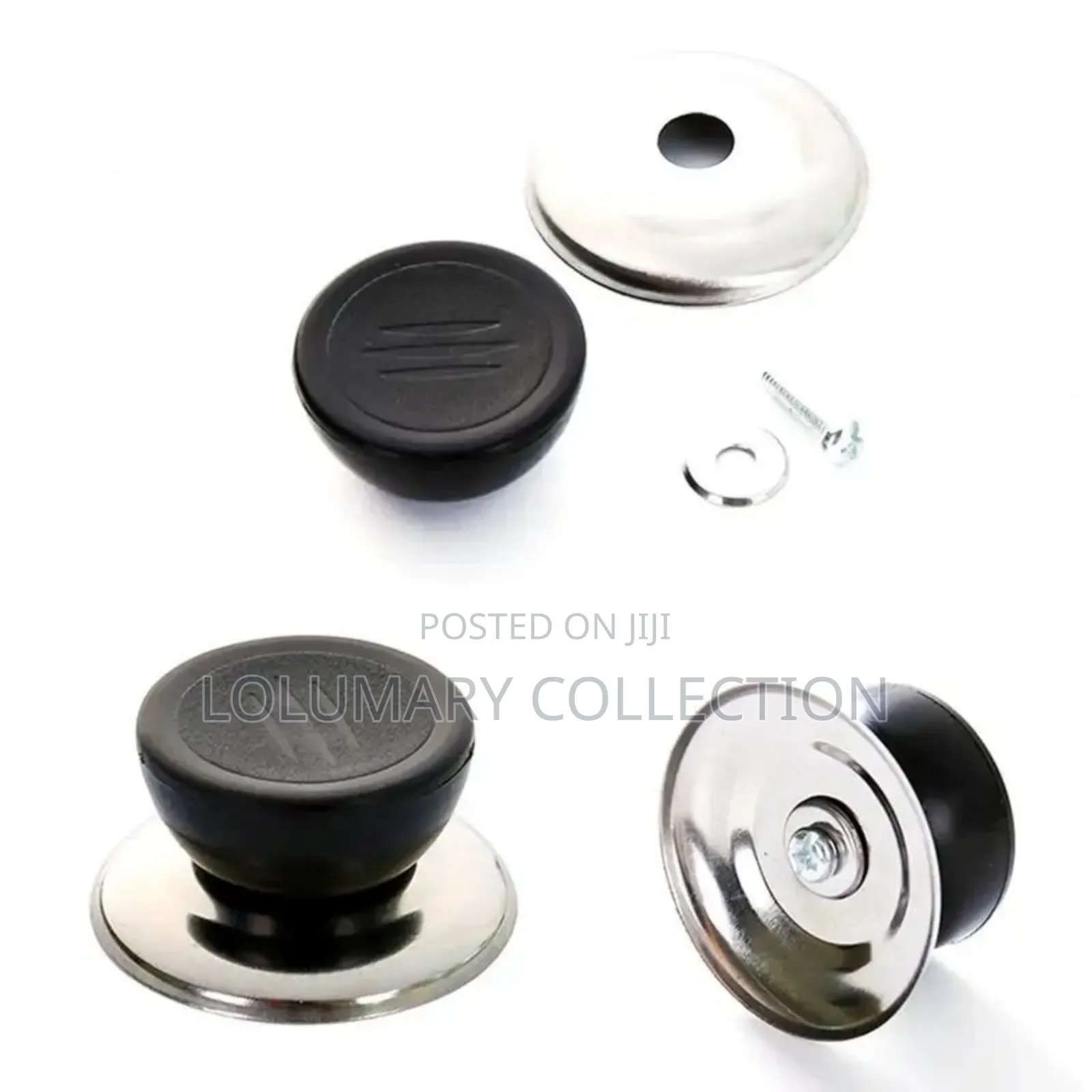 3pcs Replaceable Pot Cover Knob