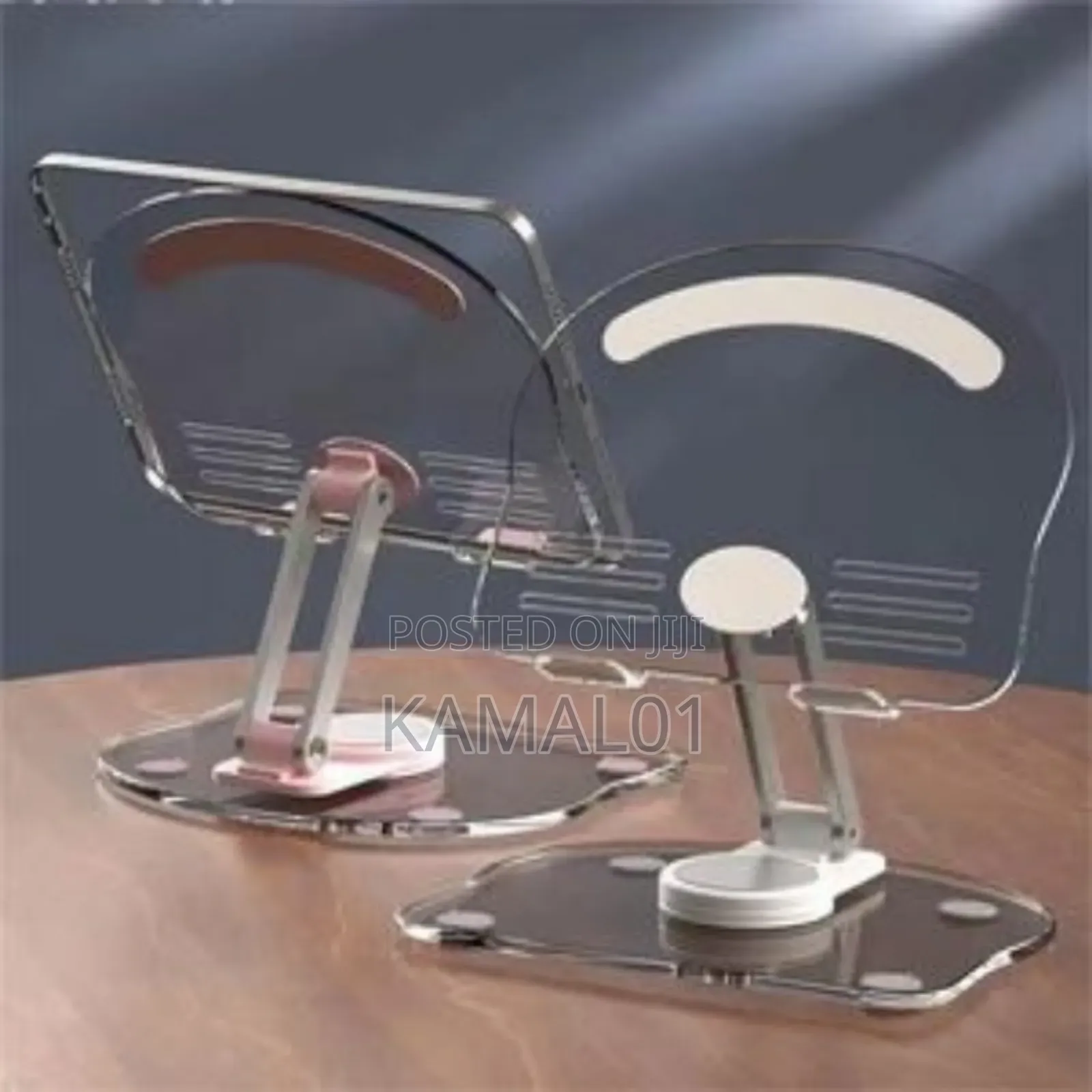 Rotatable Acrylic Tablet Stand Multiple Uses Phone Bracket.