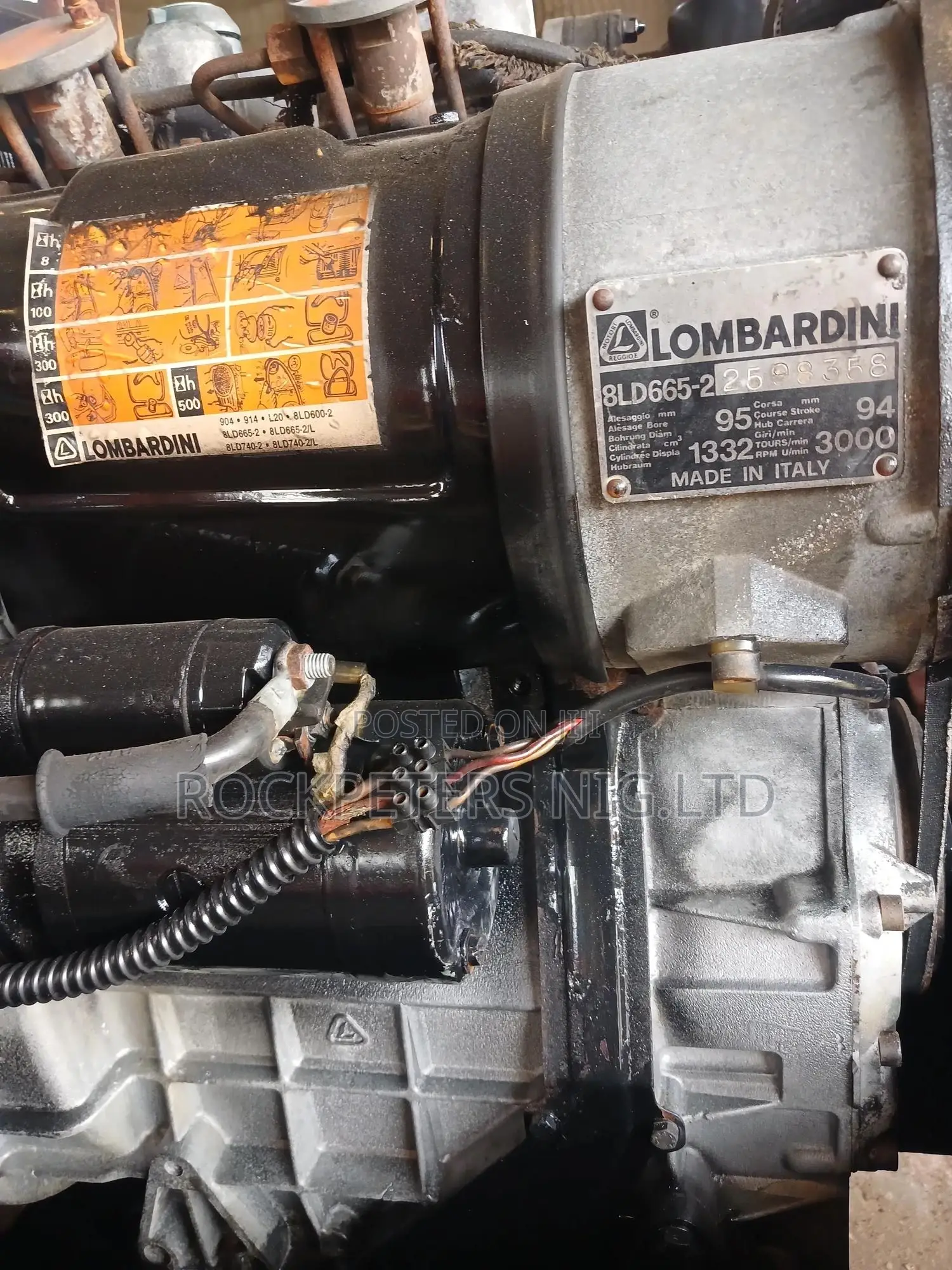 400a Lombardini 8ld665-2 Diesel Welding Generator