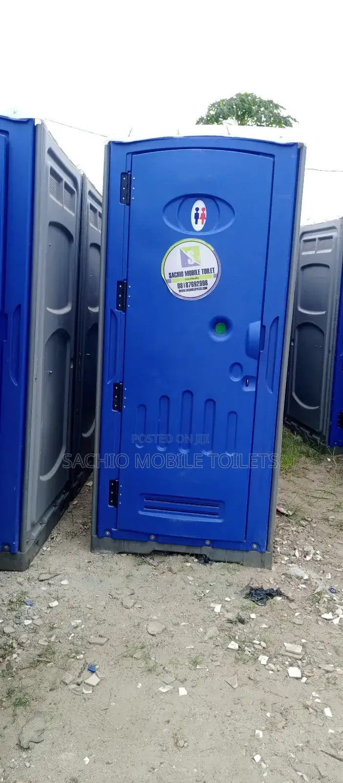 Quick Delivery Mobile Toilets for Lagos Construction Project
