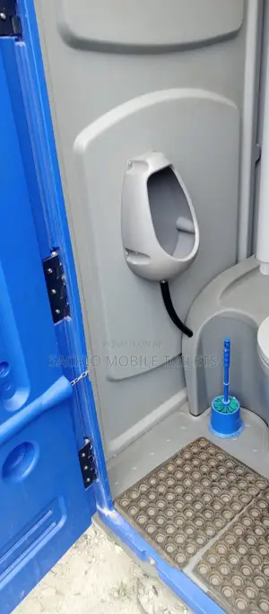 Clean Durable Mobile Toilets for Lagos Construction Workers