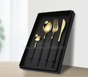Gold Mix Cutlery Set - 4pcs