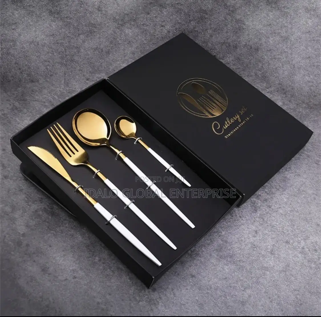 Gold Mix Cutlery Set - 4pcs