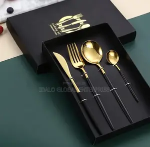 Gold Mix Cutlery Set - 4pcs