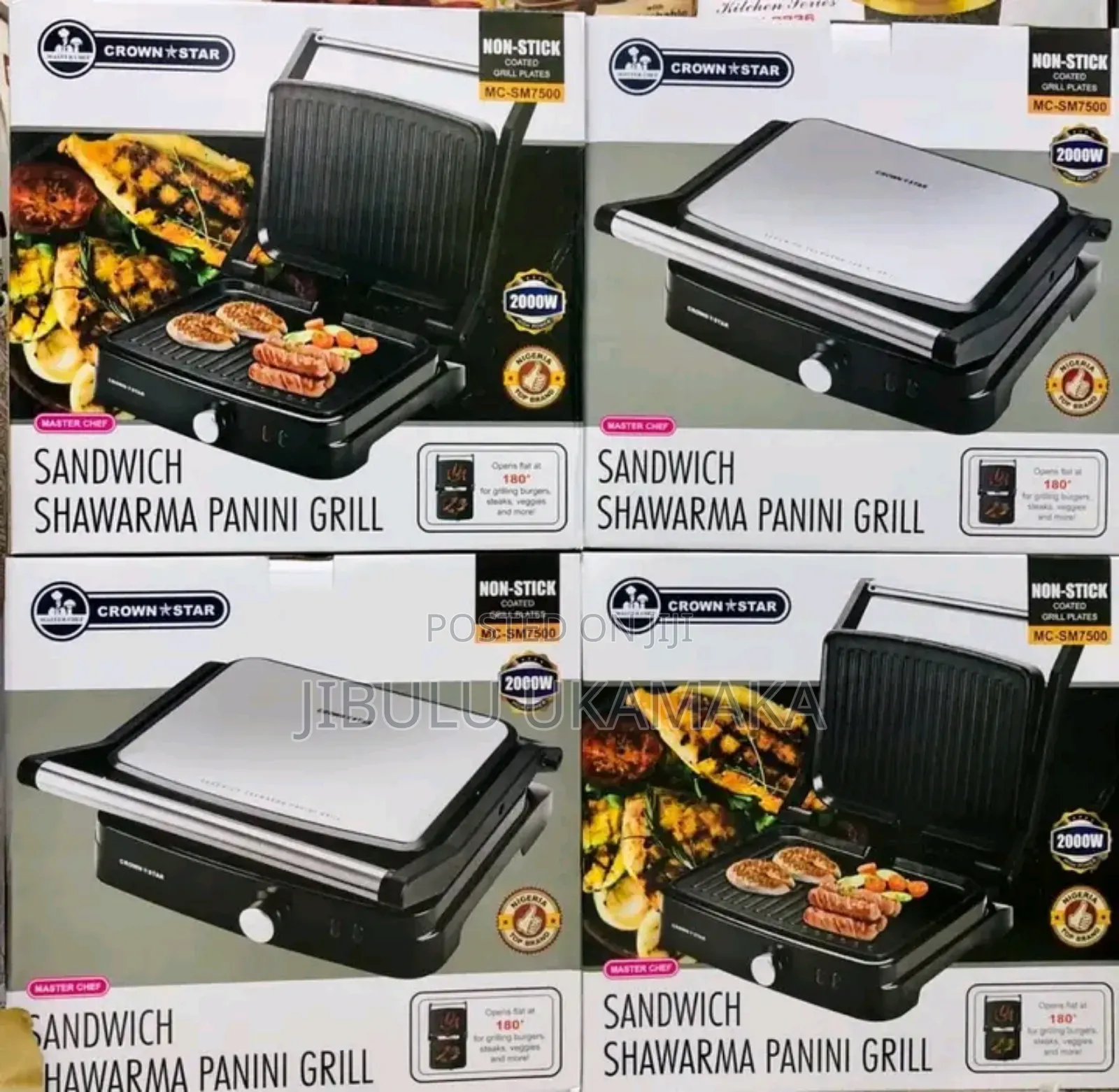 Crown Star Grill/Panini/Shawarma/Sandwich Maker