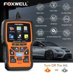 Foxwell NT301 OBD2 Code Reader Live Data Scanner