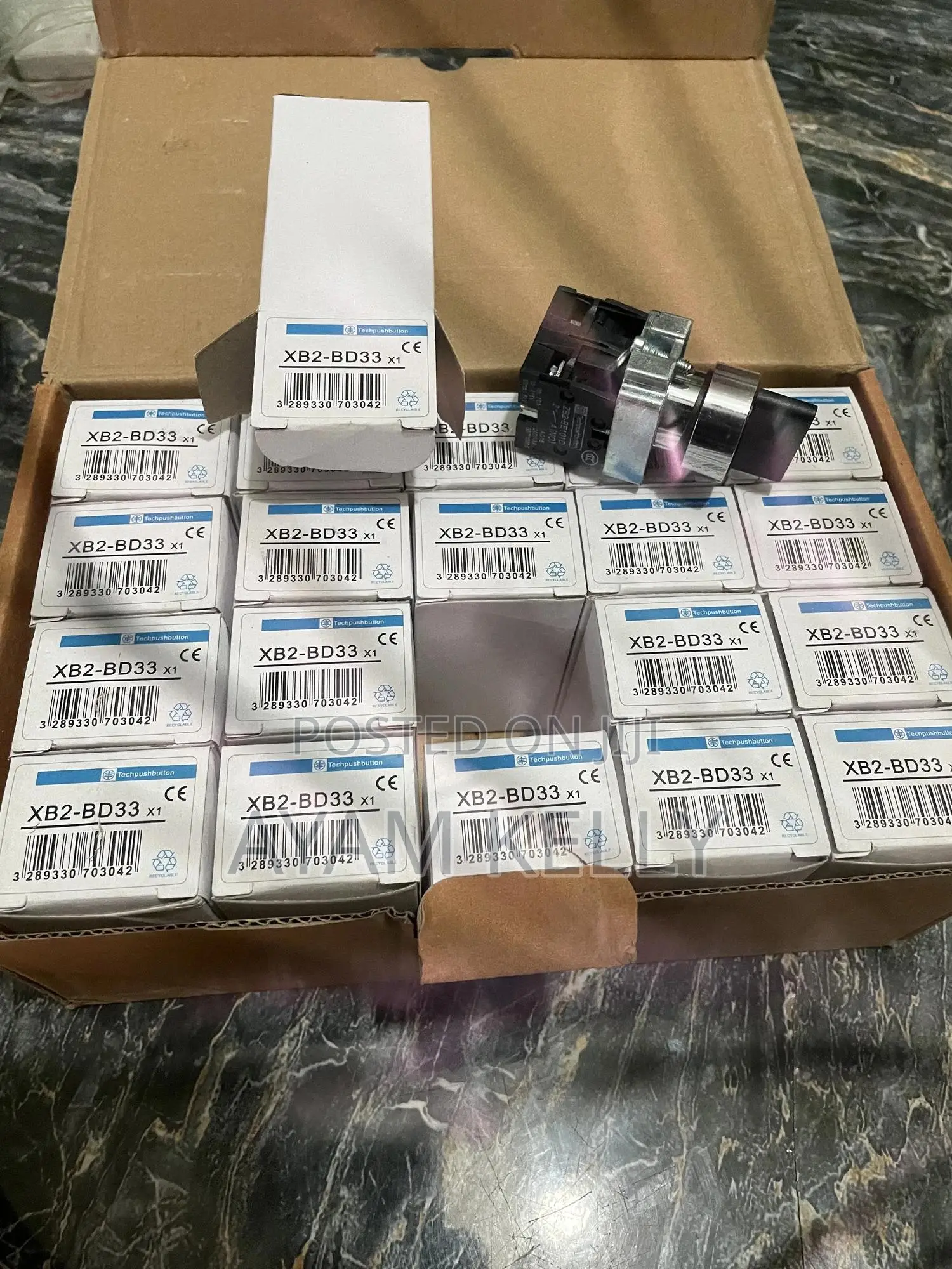 Two Position Switch Telemecanique 0-1-2 Switch