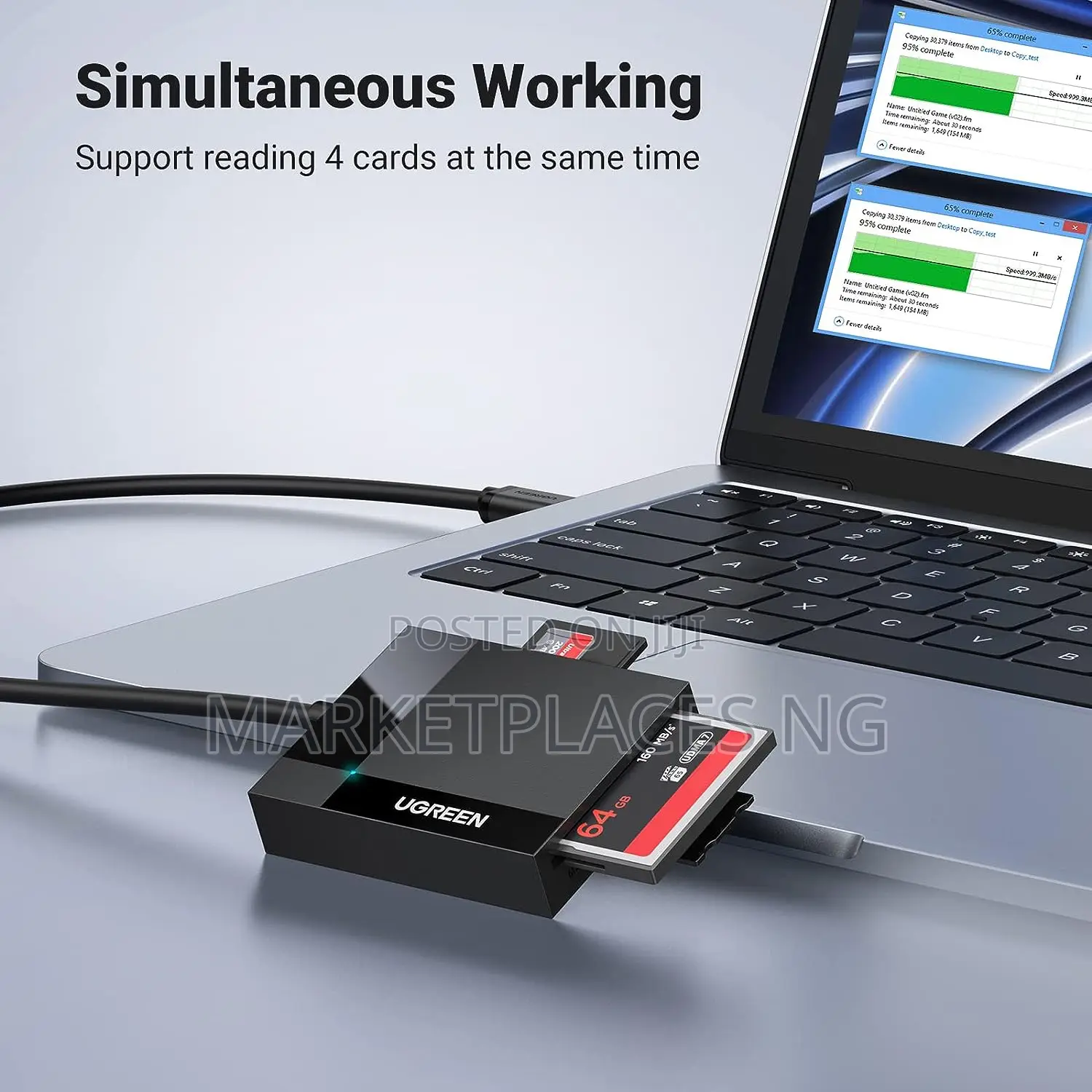 UGREEN 5-in-1 USB 3.0 Card Reader Hub