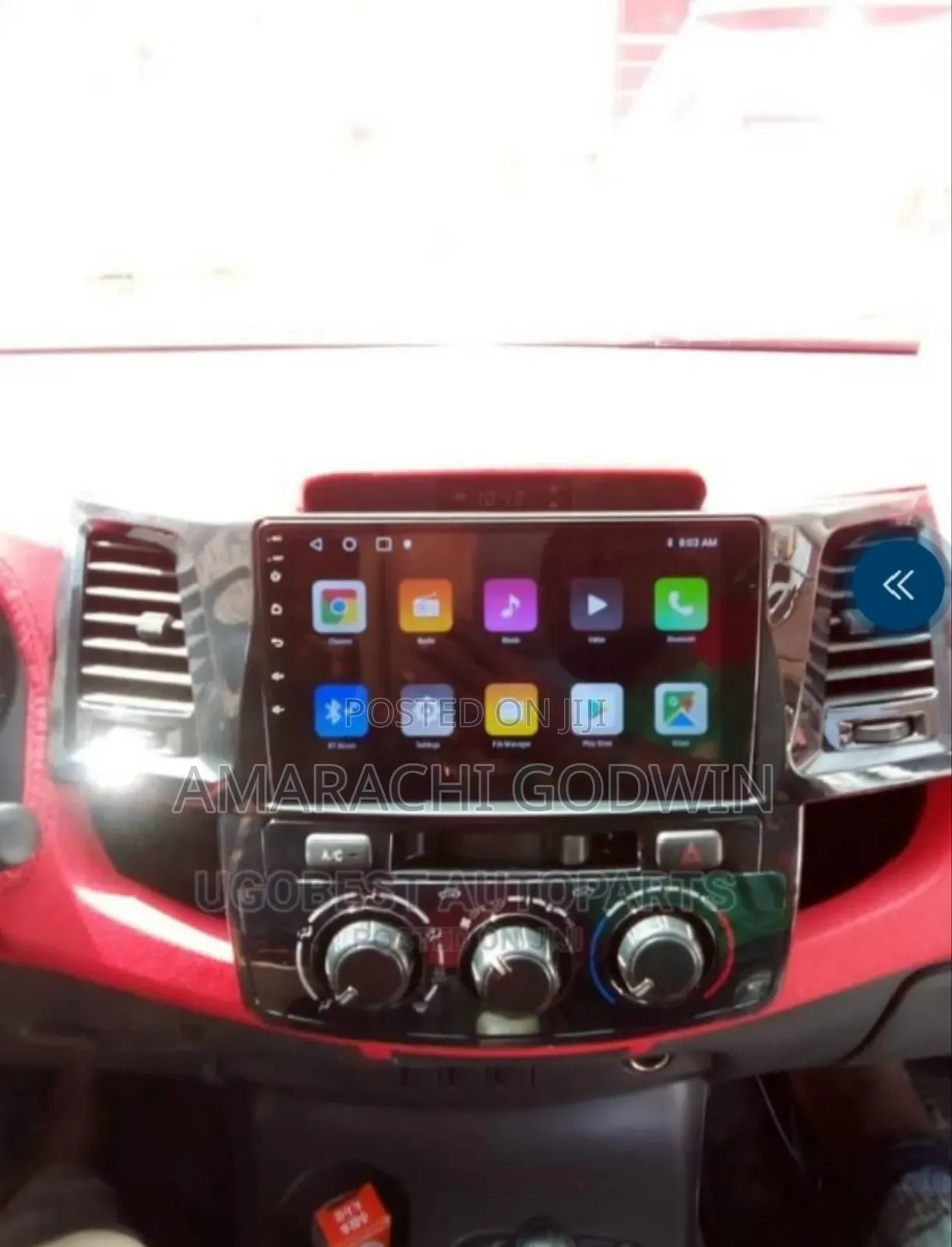 Toyota Hilux Android Screen