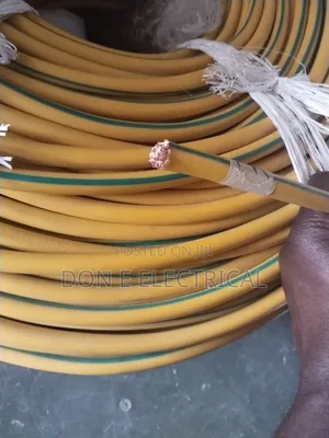 25mm Earth Cable Green and Yellow