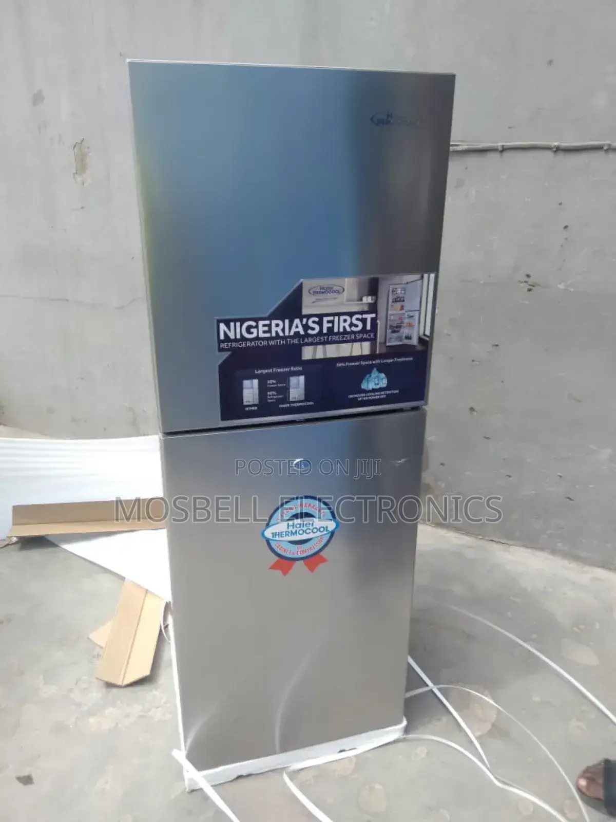 HRF 210 Blux Haier Thermocool Silver Fridge