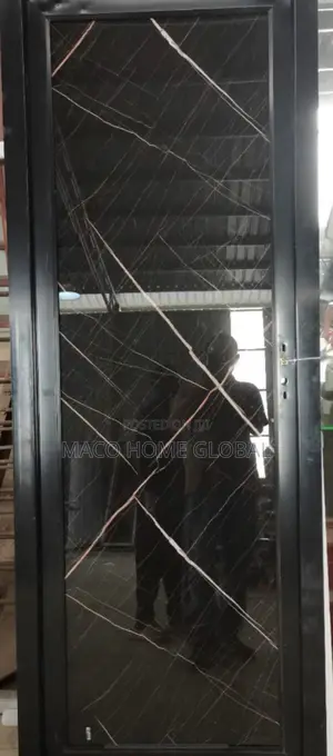Turkey Toilet Full Glass Door Black Mable