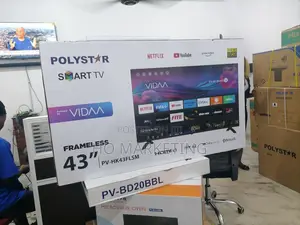 Improved 43 Inches Polystar Smart TV