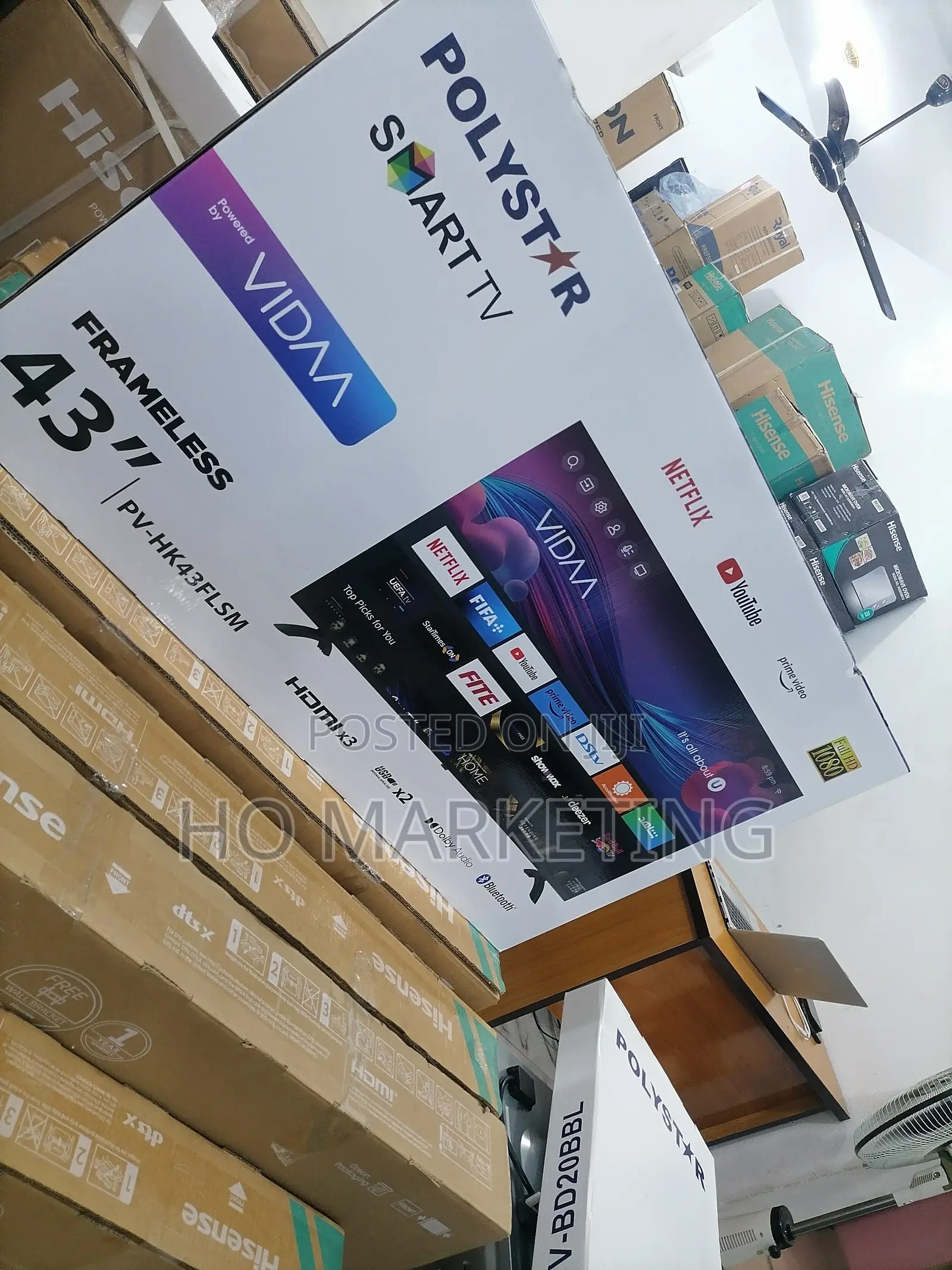 High Quality Polystar 43 Inches Smart TV