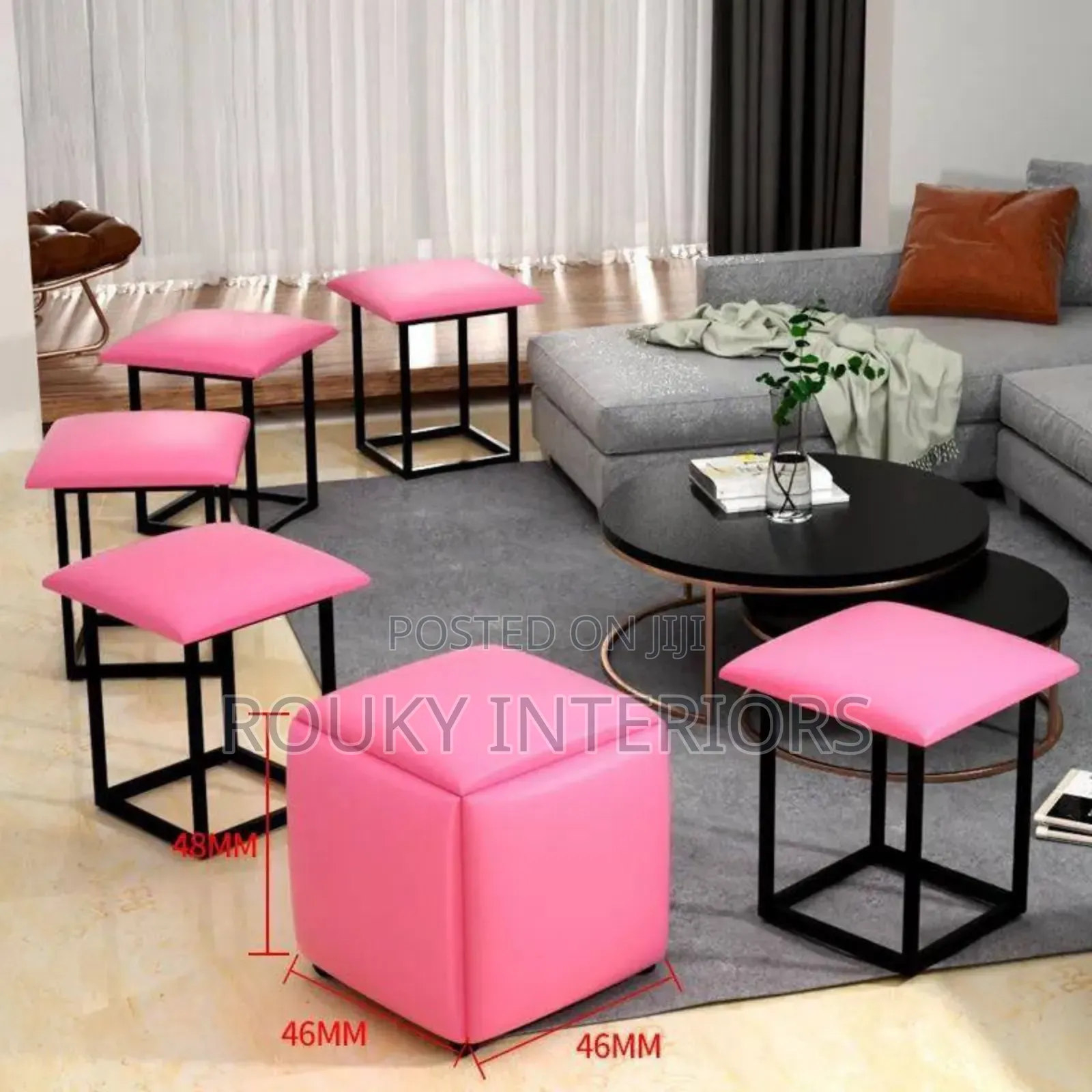 5 in 1 Cubic Stool - rouky interiors Price: ₦ 55,000 on Jiji.ng [Lagos ...