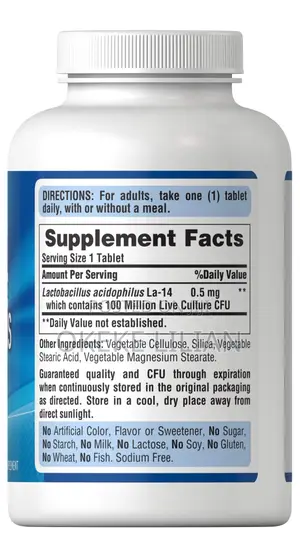 Puritan’S Pride Probiotic Acidophilus