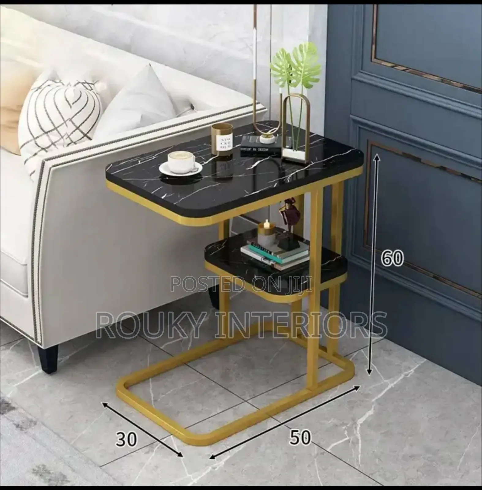 Rectangle End Table Corner