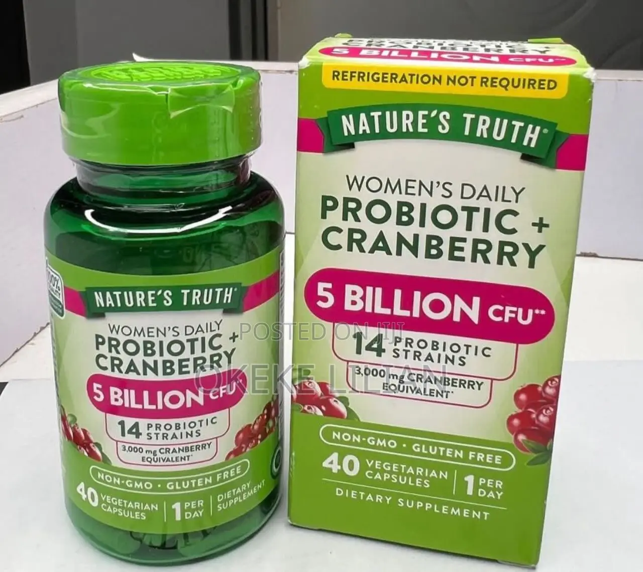 Nature’S Truth Women’S Daily Probiotic + Cranberry