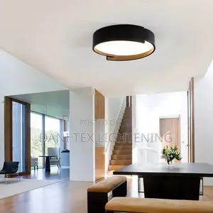 Minimalist Nordic Bedroom Ceiling Light Modern Walnut Wood