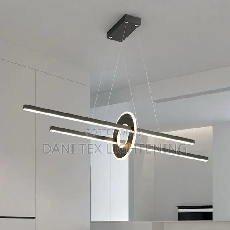 Italian LED Light Luxury Style a Word Long Restaurant