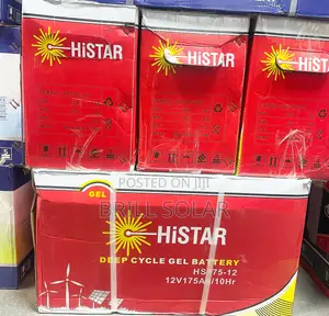 12v-175ah Hi-star Solar Gel Battery🔋