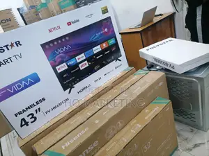 New Polystar 43 Inches Frameless Smart TV