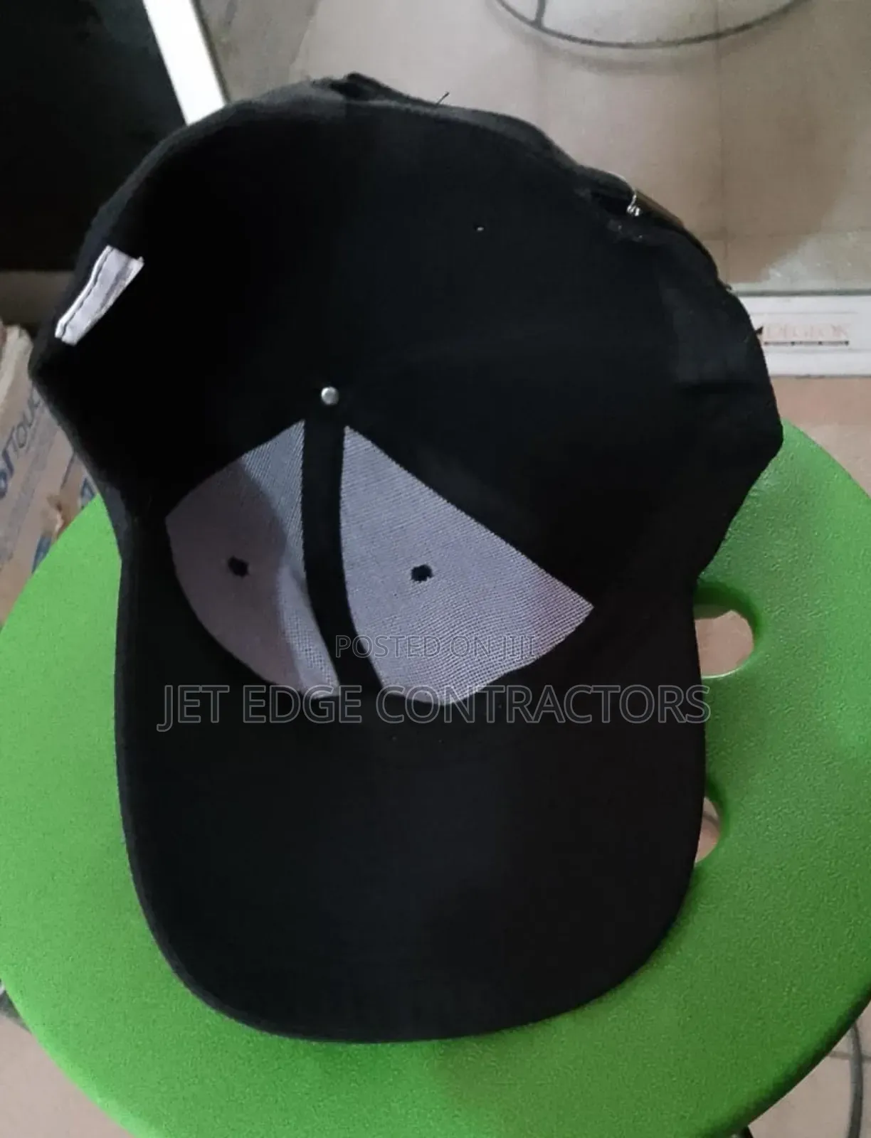 Black Face Cap