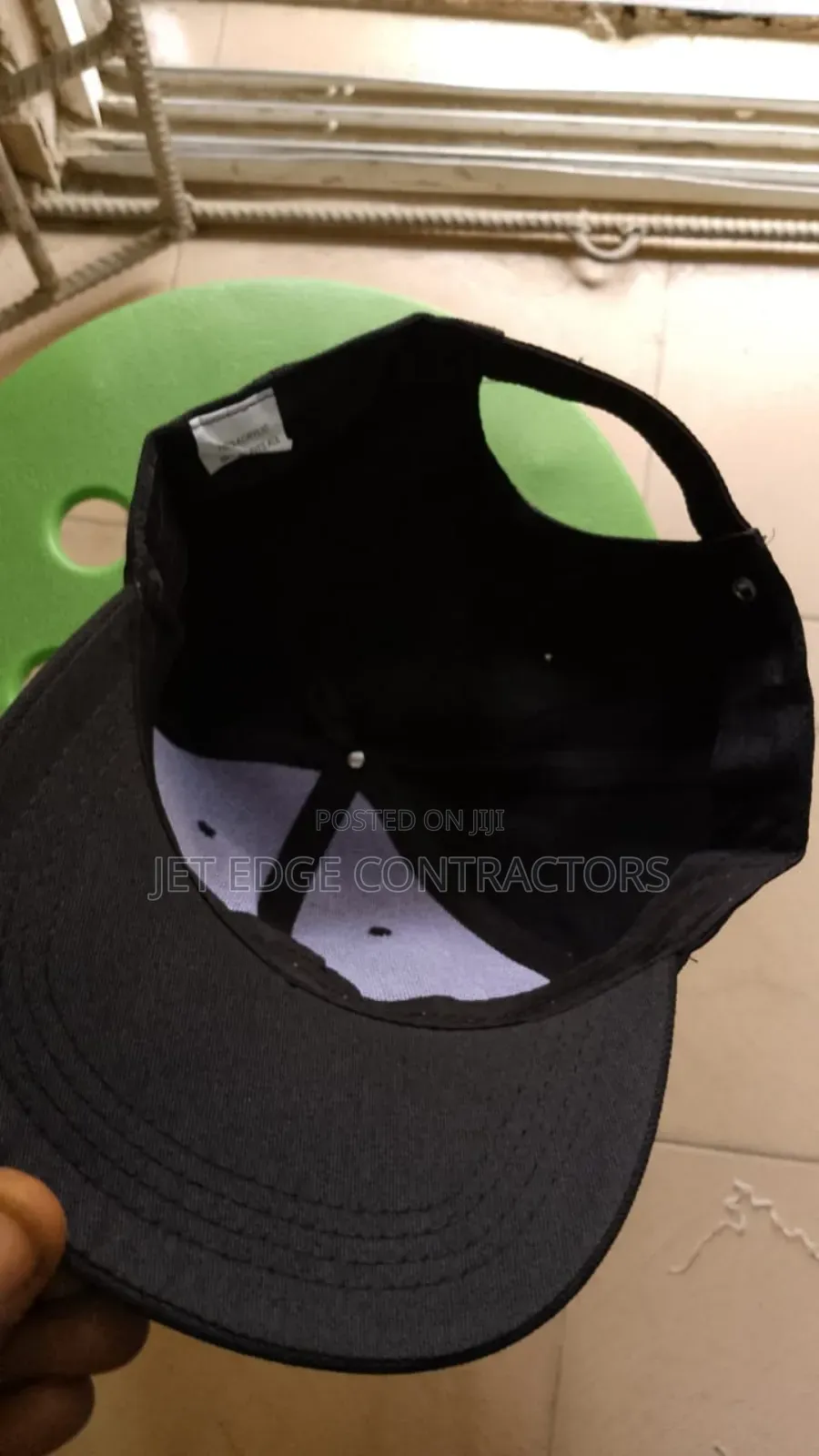 Black Face Cap