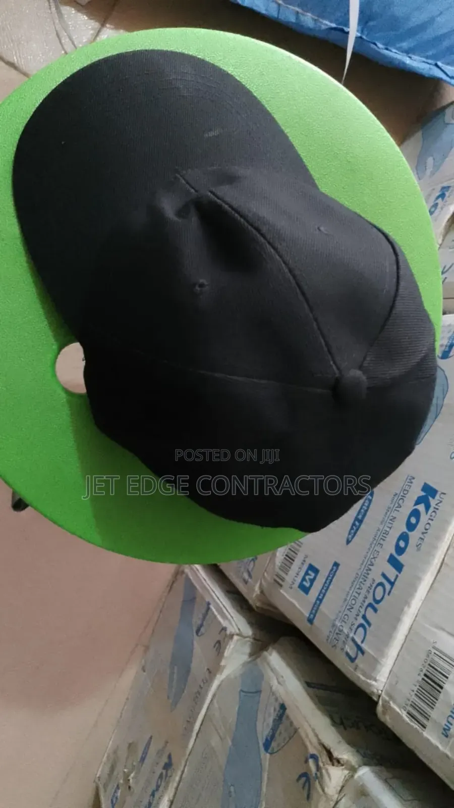Black Face Cap